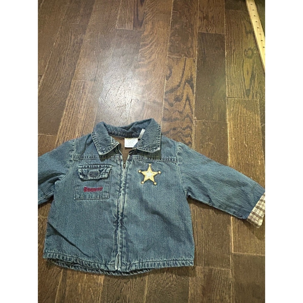 Vtg Koala Baby Sheriff  Jacket with Zipper, size‎ 12M Denim